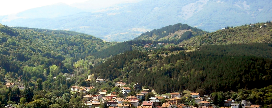 Поглед към Панчарево и Витоша от Лозенската планина