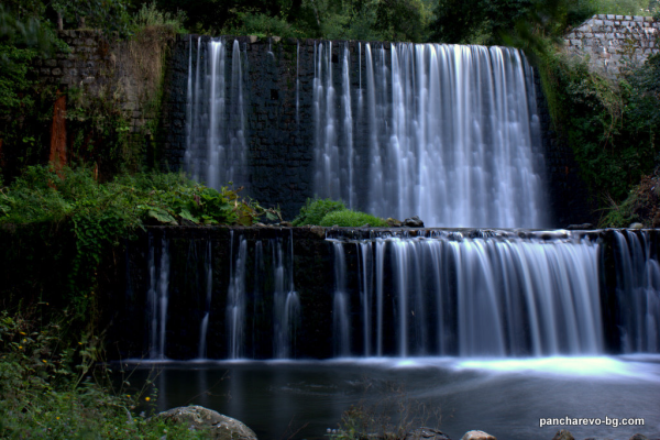 Bistritsa River, artificial waterfall