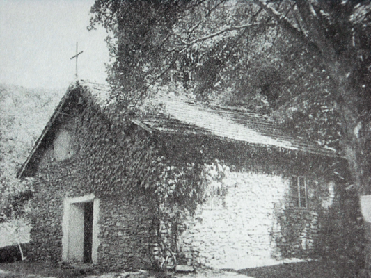 Старата черква на Панчаревския /Урвички/ манастир - 1940г.